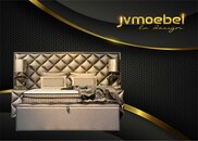Bett 2x Nachttisch 3 tlg. Schlafzimmer Design Möbel Modern Set Luxus Betten Neu