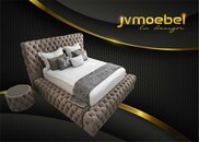 Bett 2x Nachttisch 3 tlg. Schlafzimmer Set Design Möbel Neu Modern Luxus Betten