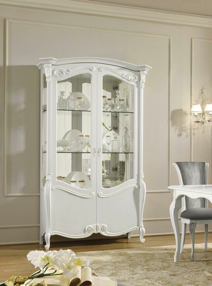 Kommode Vitrine Kommoden Vitrinen Kommodenschrank Glas Designer Schrank NEU