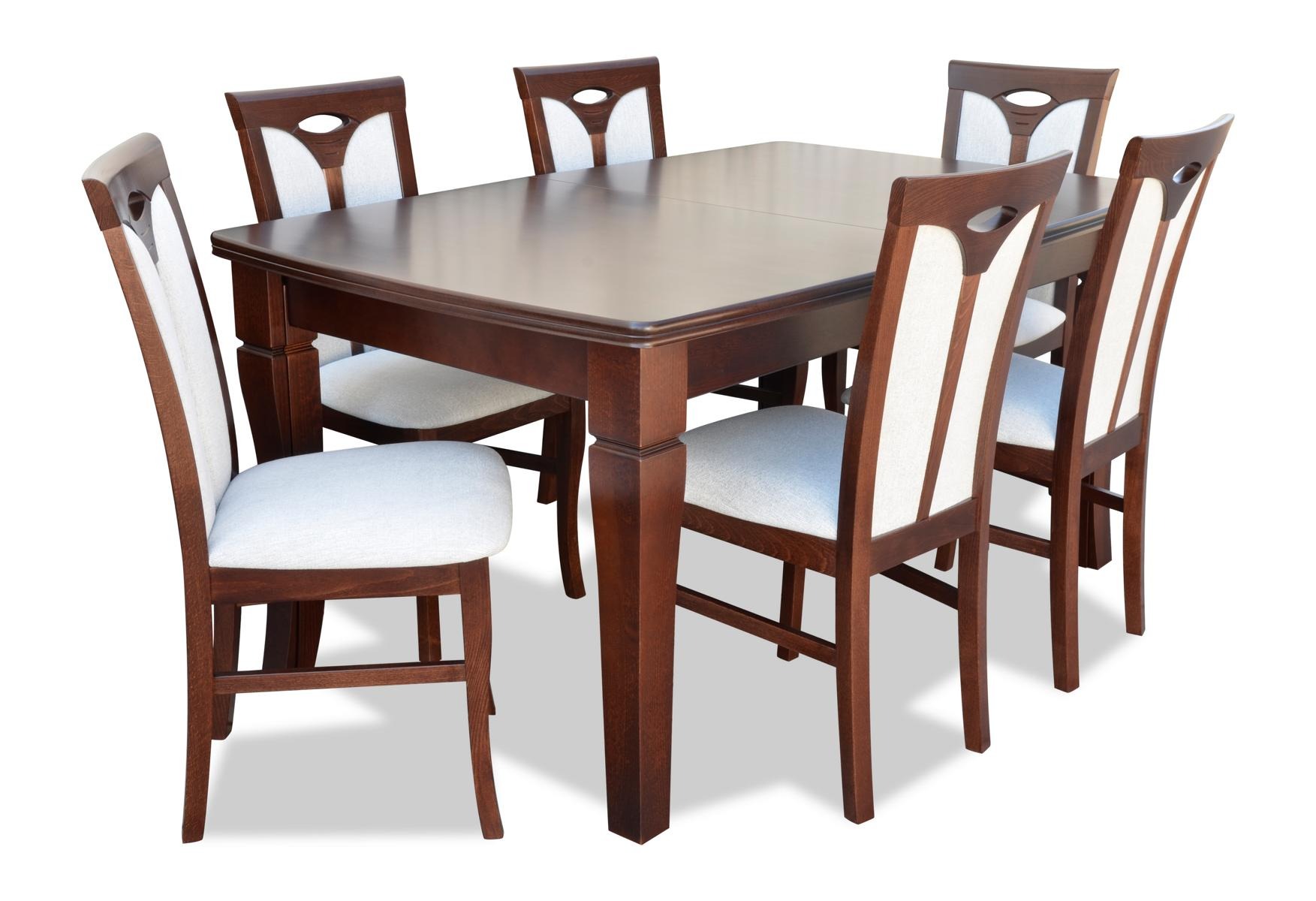 Essgarnitur Esstisch 6 x Stuhl Set Set Garnitur Tisch Klassische Essgruppe 7tlg.