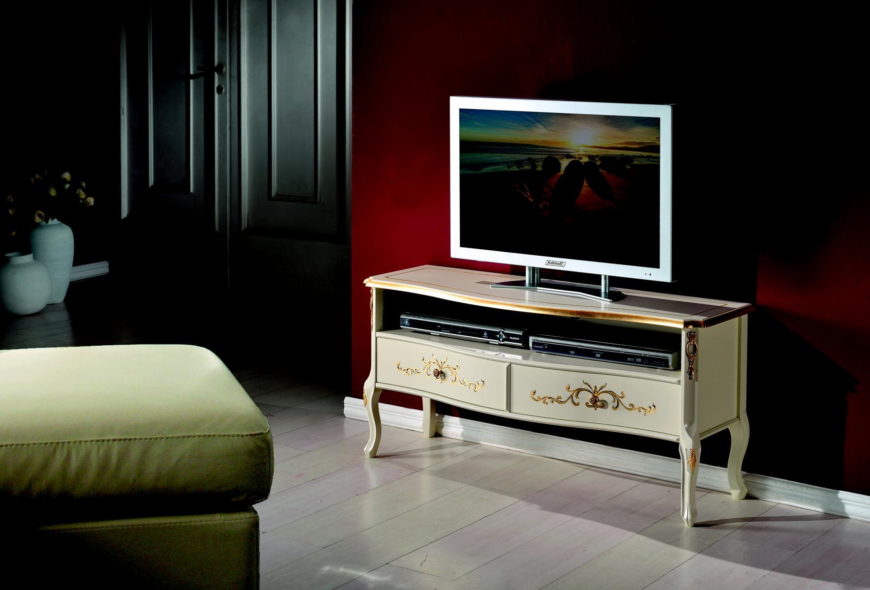 Design Sideboard tv Schrank rtv Italienische Möbel Wohnzimmer Holz Möbel Barock Stil