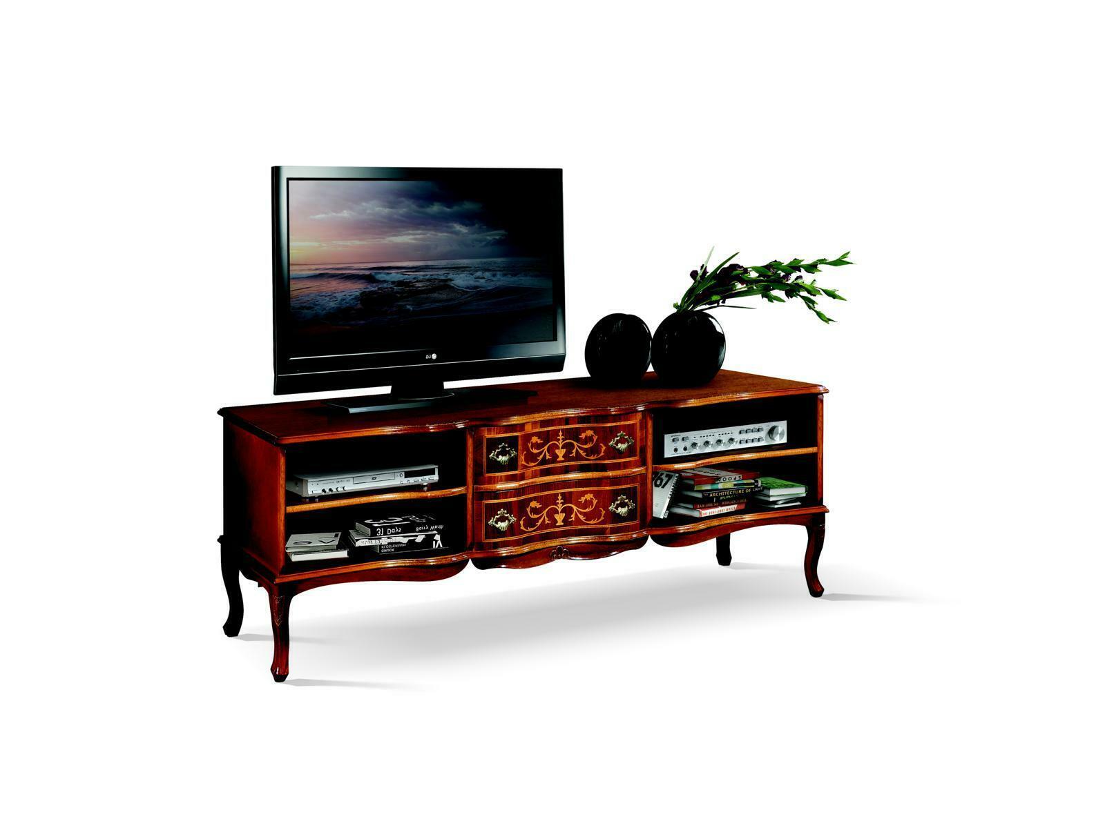 Italienische Holz Möbel Sideboard tv Lowboard Lang rtv Schrank Wohnzimmer Luxus