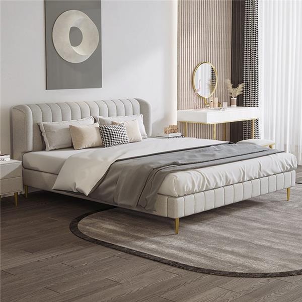 Betten Doppel Schlaf Zimmer Luxus Chesterfield Designer Bett Leder Hotel Metall