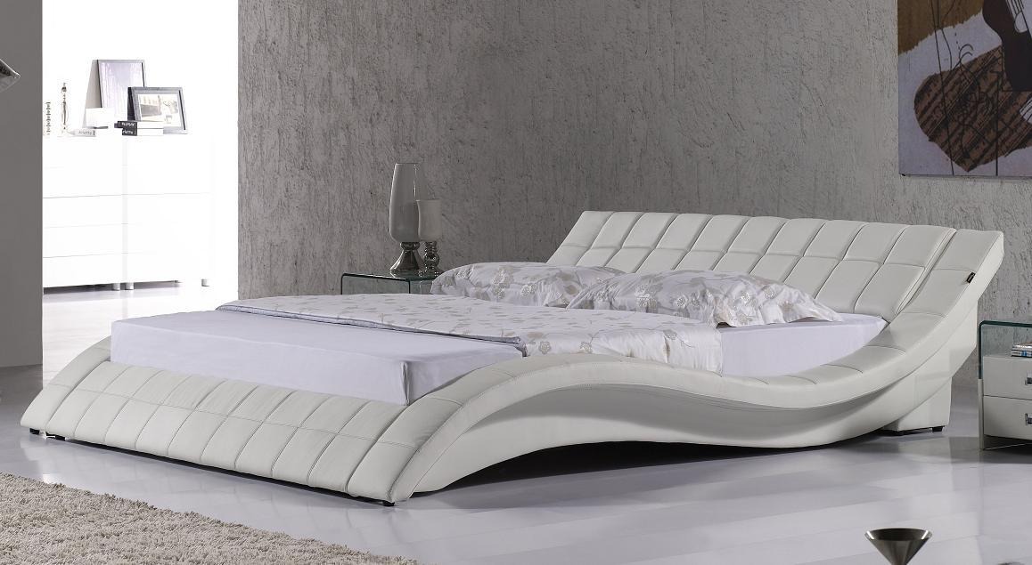Betten Ehe 180x200cm Schlaf Zimmer Leder Doppel Bett Polster Design Luxus Hotel