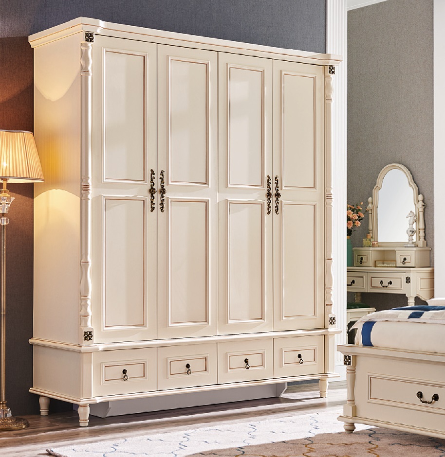 Kleiderschrank Schrank Barock Stil Holz Möbel Klassische Schlafzimmer Schränke