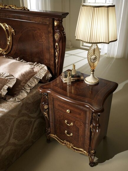 Design Nachttisch Konsole Beistell Tische Schlaf Zimmer Holz Luxus Konsolen Neu