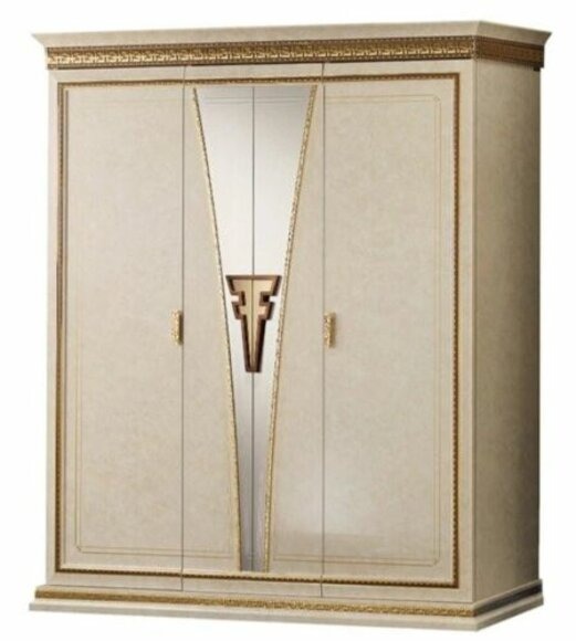 Klassische Schränke Schrank Schrankwand Kleiderschrank 3 Türen Holz Neu Möbel