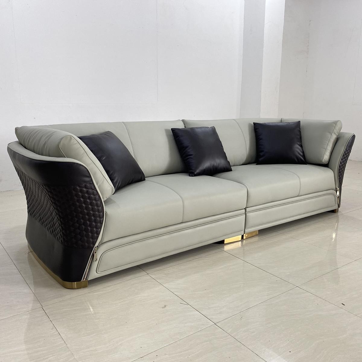 Viersitzer Neu Design Sofa 4 Sitzer Wohnzimmer Couch Couchen Polster Sofas Neu