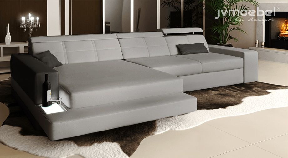 Design Ecksofa L form Couch Polster Textil Sofas Luxus Wohnzimmer Sofa Sitzer