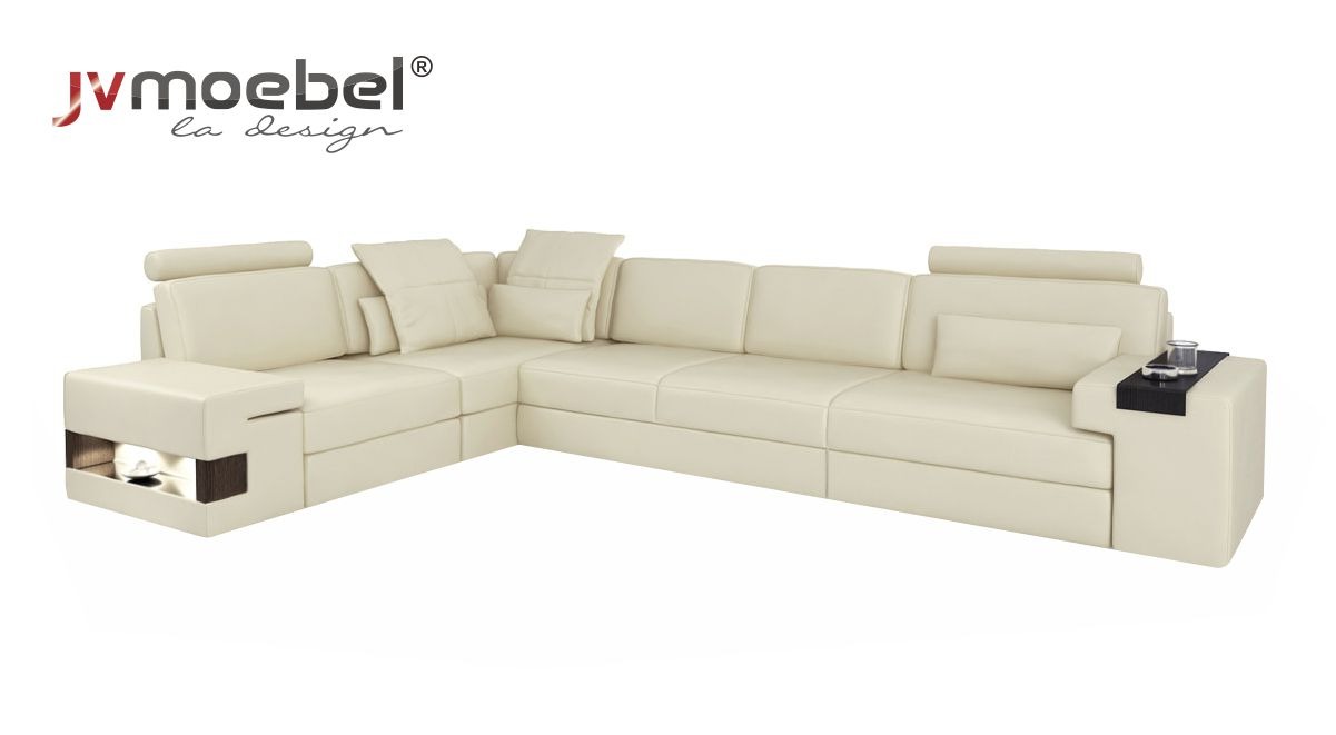Polstermöbel Sofa Big Sofa Sofa Textil Möbel Schlafsofa Wohnzimmer L-Form Sofa