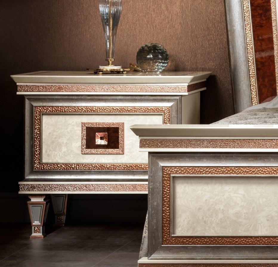 Designer Nachttisch Echtes Holz Nachttische Beistell Tische Schlafzimmer Luxus
