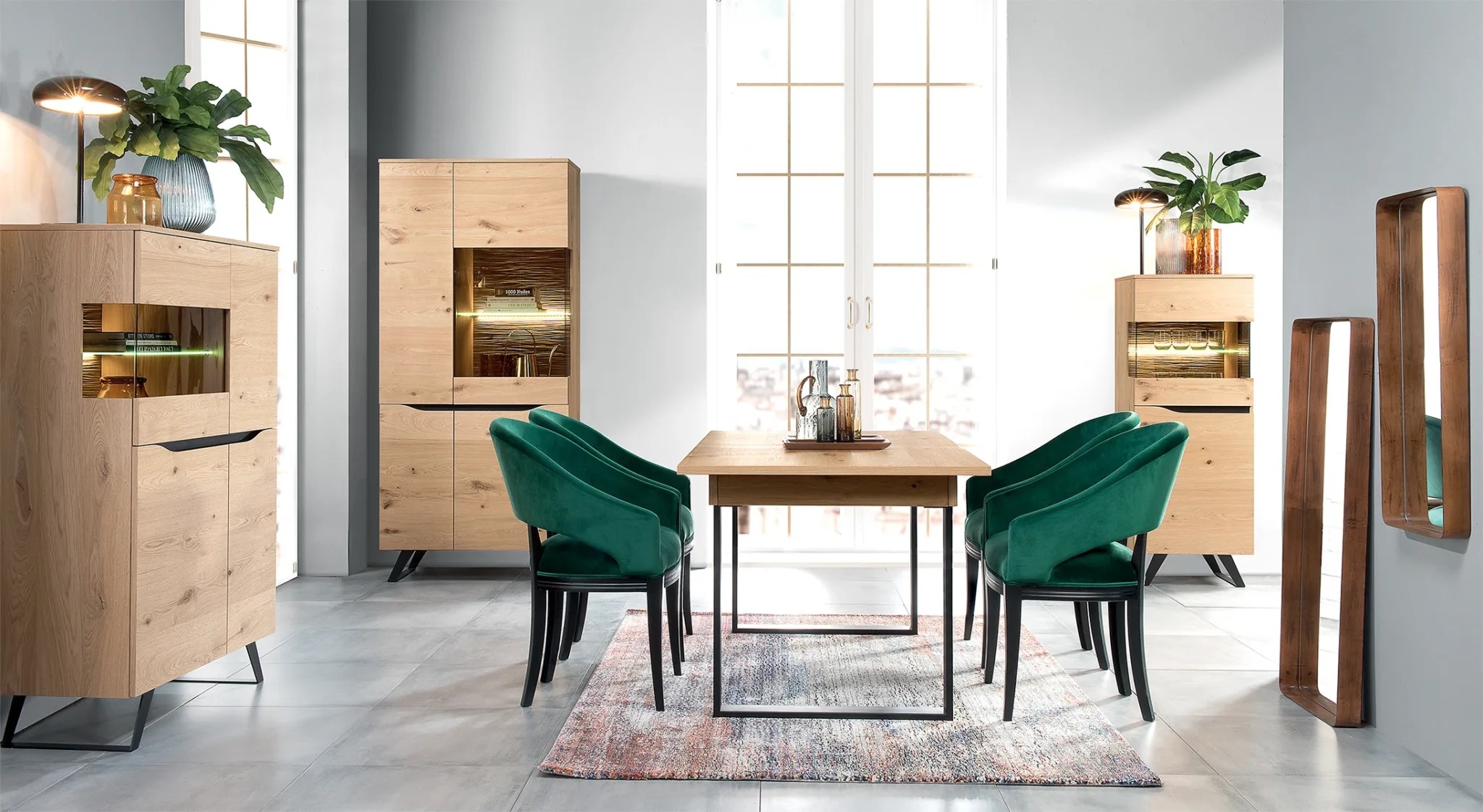 Modern Glas Vitrine Regale Holz Designer Schrank Vitrinen Regal Schränke neu