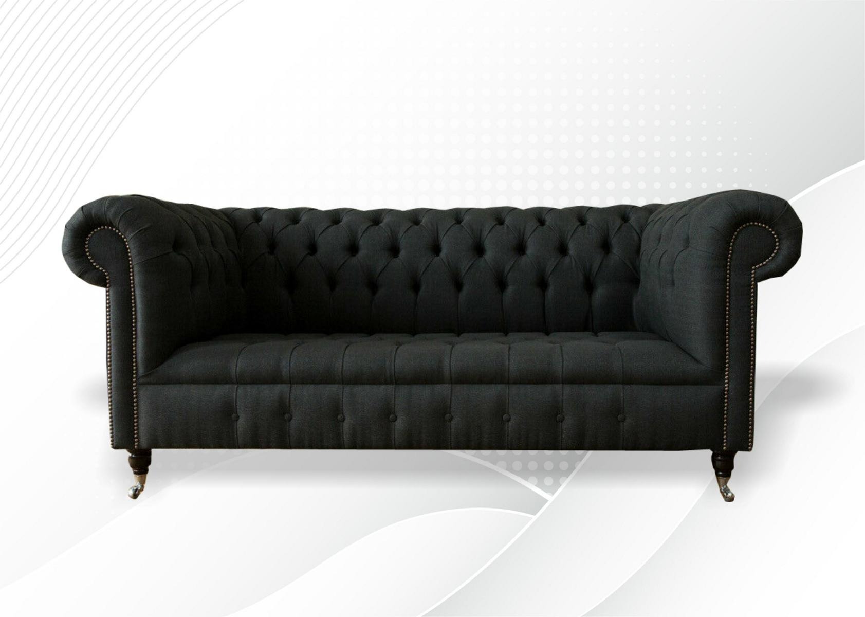 Design Couch Couchen Sofas Stoff Modern Sofagarnitur 3 Sitzer Dreistzer Polster