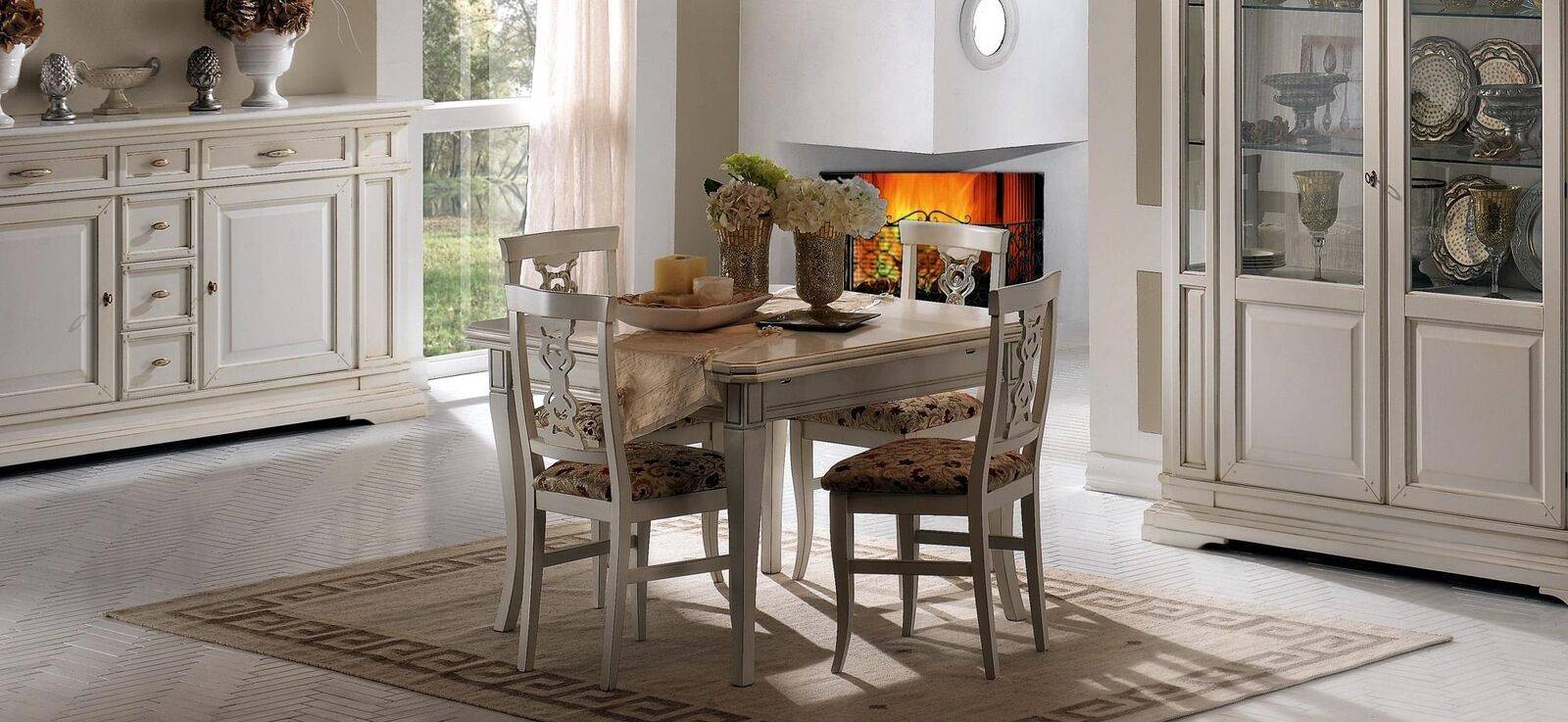 Garnitur Tisch Essgruppe 5 tlg. Tische Neu Garnitur Esstisch 4 x Stuhl Set Set