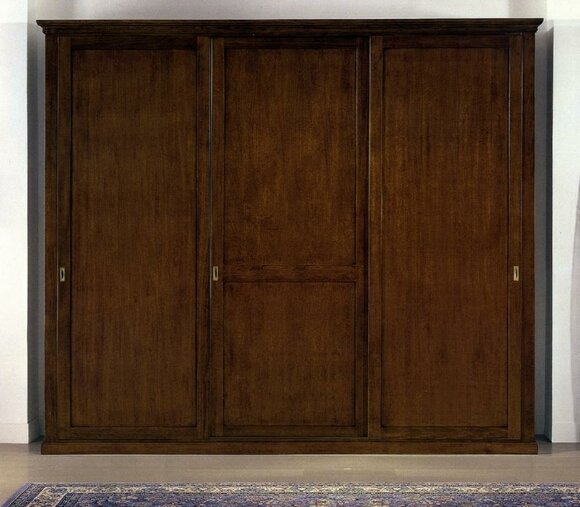 Kleiderschrank Schrank Echtholz Massive Schlafzimmer Möbel Italien Holzschrank