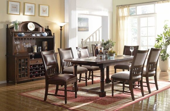Esstisch Sitzgarnitur Tisch 6 Stühle Stuhl Set Esszimmer Garnituren Design