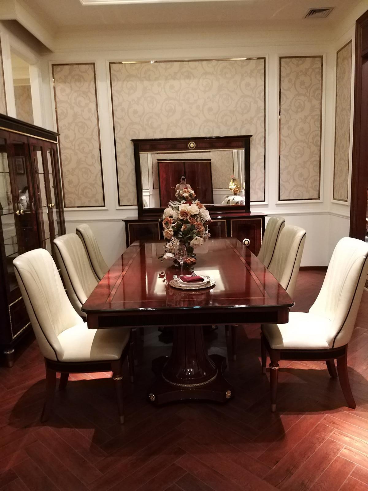Esszimmer Stuhl 1 Sitzer Sessel Holz Luxus Klasse Barock Rokoko Möbel Neu Sofort