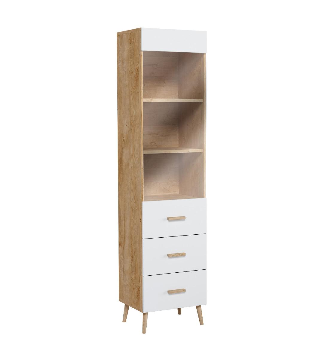 Bücherregal Vitrine Vitrinenschrank Glasschrank Regal Holz Schrank Bücherschrank