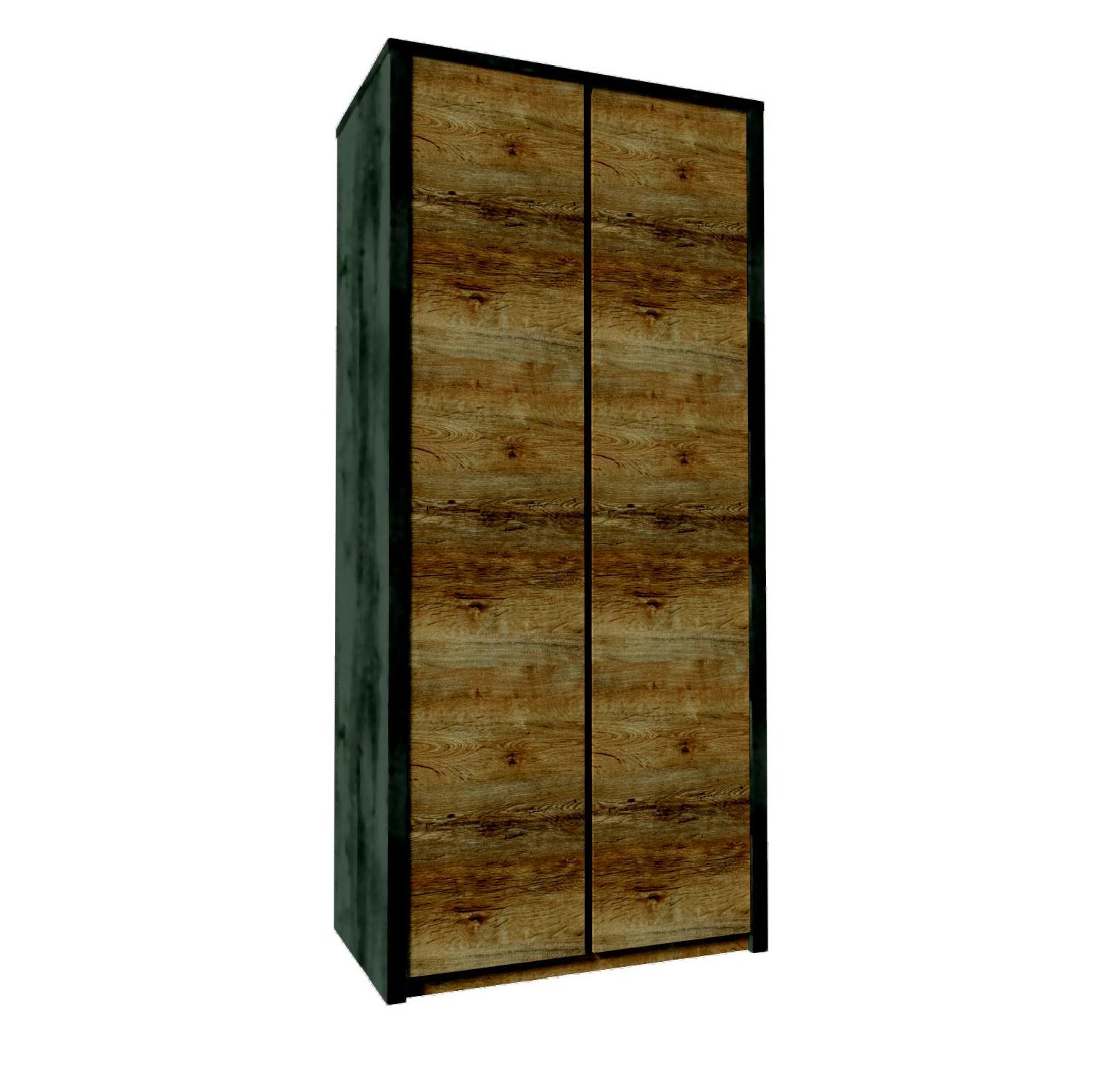 Schlafzimmer Schränke Holz Möbel Schrank Landhaus Kleiderschrank Design Braun