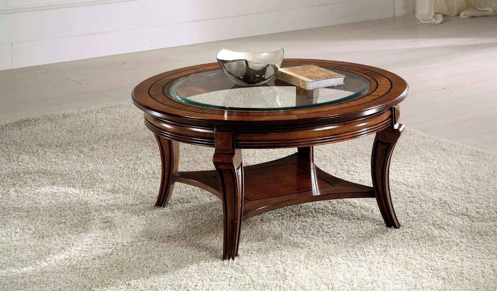 Couchtisch Rund Tisch Holz Italienische Möbel Runde Tische Couchtische Neu
