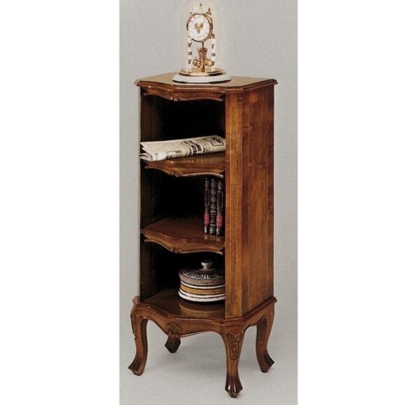 Regal Bücherregal Holz Schränke Design Barock Stil Vitrine Bar Schrank Massiv