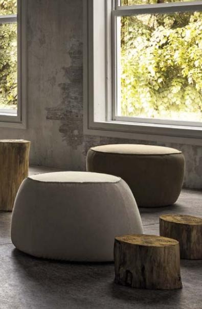 Sitzhocker Hocker Pouf Puff Sitzpouf Fußhocker Ottomane Samt 50x67m Textil neu