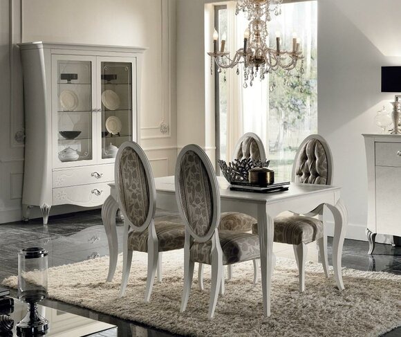 Esstisch Klassischer Tisch Holz Luxus Tische Esszimmer Möbel Ess Modern Design