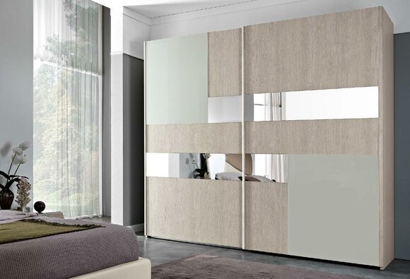 Kleiderschrank Schwebetüren Spiegel Schränke Schlafzimmer Italienische Möbel
