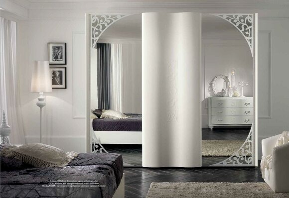 Kleiderschrank Schrank Luxus Schwebetüren Design Schlafzimmer Schränke Holz neu