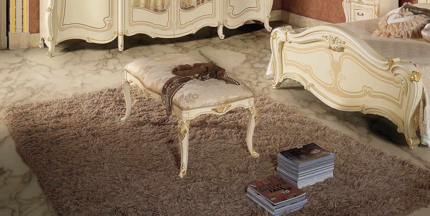 Bank Fußhocker Ottomane Sitzhocker Sitzpouf Wohnzimmer Designer Hocker Polster