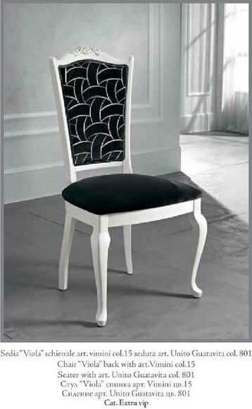 Stuhl Schwarz Klassischer Design Luxus Esszimmer Italienische Möbel Bizzotto Neu