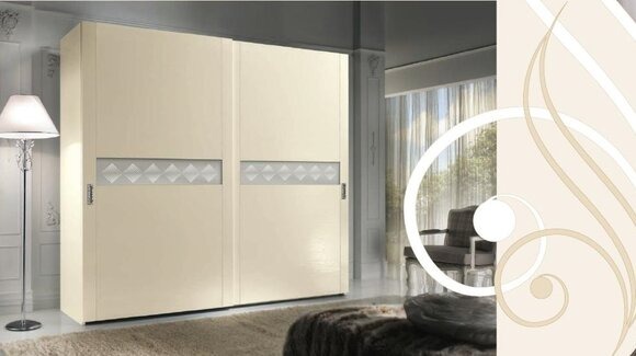 Schränke Italien Kleiderschrank Schrank Luxus Schwebetüren Design Holz Modern