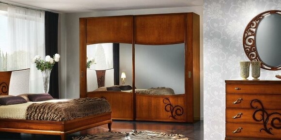 Kleiderschrank mit Schiebetüren Kleiderschränke Modernes Schlafzimmer Neu
