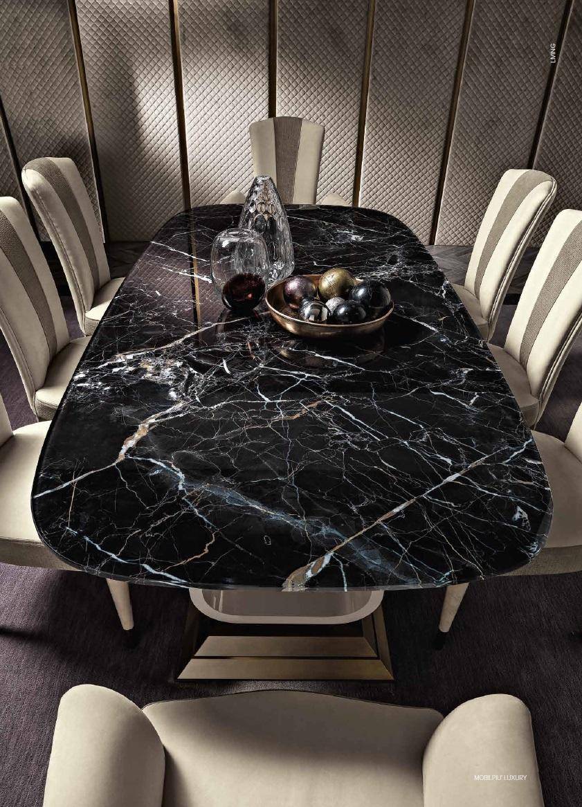 Esstisch Luxus Tisch Massiv Holz Möbel aus Italien Esszimmer Tische Einrichtung