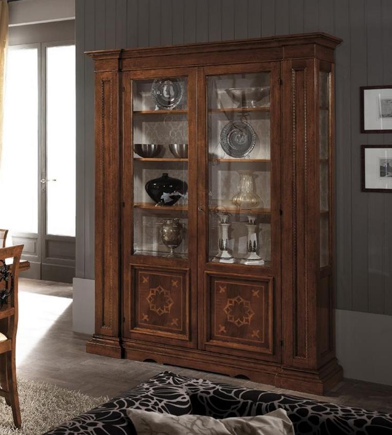 Anrichte Vitrinen Massivholz Wohnzimmer Sideboard Vaccari cav giovanni