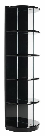 Bücherregal Eck Regale Glas Schrank Design Italienische Wohnzimmer Möbel Holz
