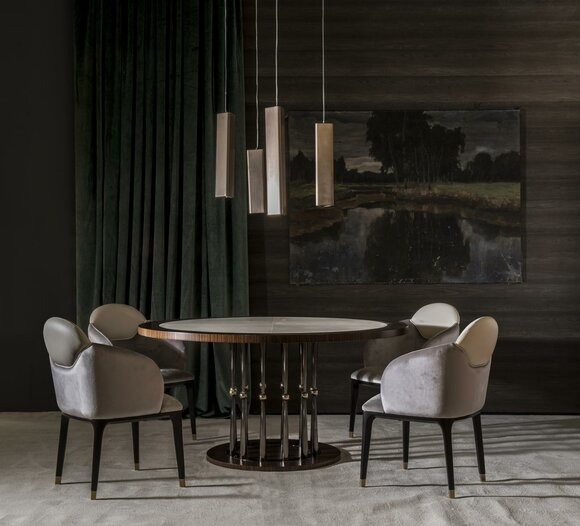 Esstisch 4 x Stühle Esszimmer Set Essgruppe Gruppe Stuhl Tisch Tische 5tlg.