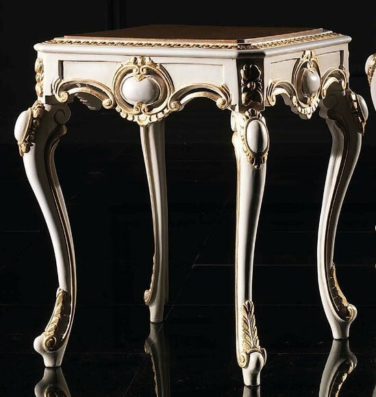 Barock Tisch Beistelltisch Holztisch Italienische Möbel Beistelltische Rokoko