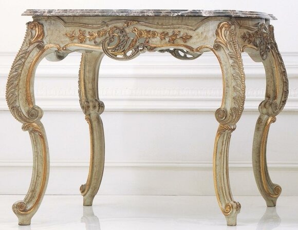 Couchtisch Tisch Beistelltisch Wohnzimmertisch Holz Royal Beistell Barock Rokoko
