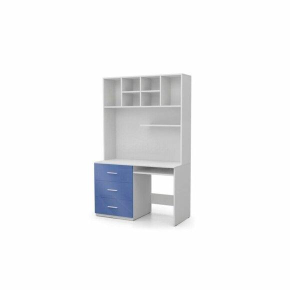 Schreibtisch Blau Tisch Büro Kinderzimmer Jugendzimmer Tische Neu Hochglanz