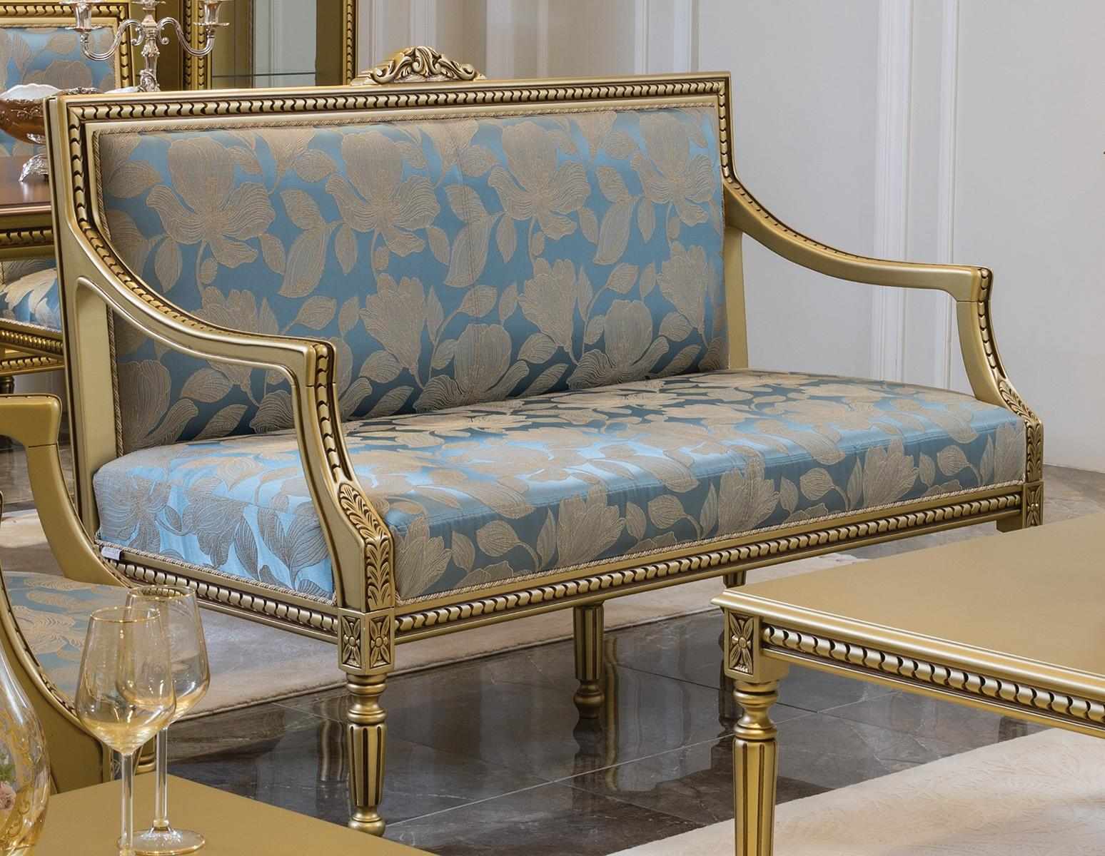 Zweisitzer Klassisches Sofa Couch Polster Möbel Italienische Möbel Sofa