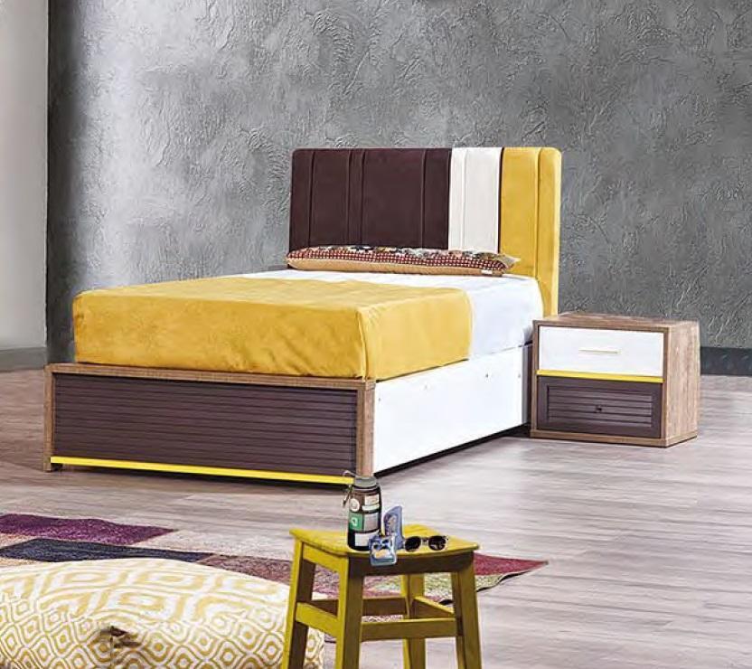 Kinder Bett Nachttisch Möbel Schlafzimmer Set 2 tlg. Kinderzimmer Jugendzimmer