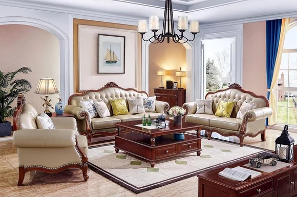 Klassischer Tische Holz Couchtische Tisch Wohnzimmer Couchtisch Möbel