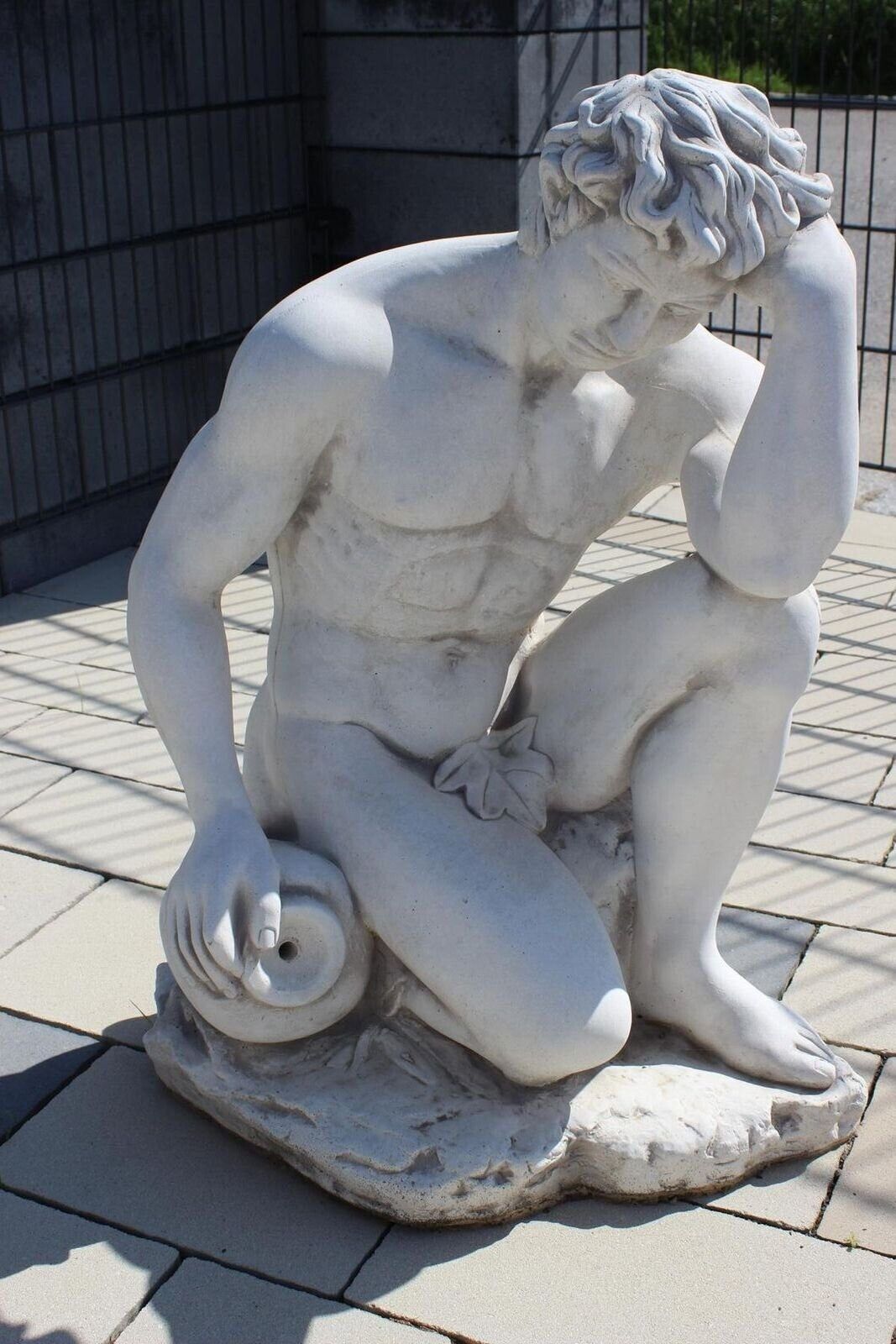 Adam der Denker Mann Figur Statue Garten Dekoration Akt Figur Sofort