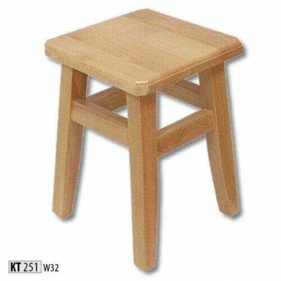 Hocker Sitzmöbel Holz Massiv Echtholz Stuhl Sitz Holzhocker Holzstuhl Sitzhocker
