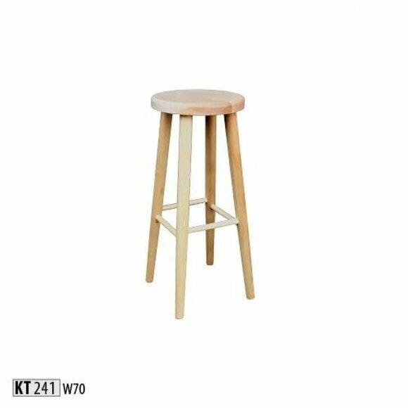 Barhocker Barstuhl Barmöbel Rund Sitzhocker Holzhocker Massivholz Hocker