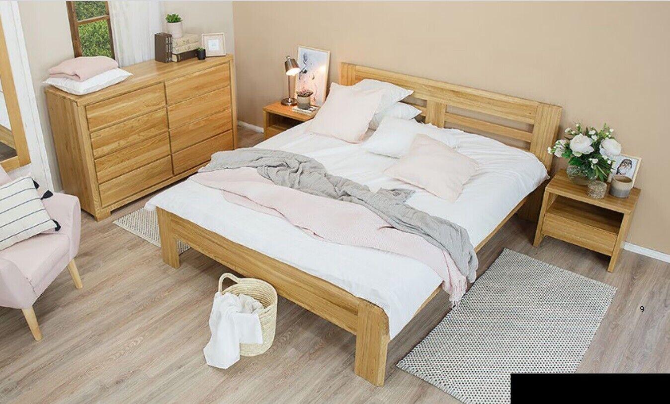 Massivholz Bett 180x200 Doppelbett Buche massiv Echt Hozbett Vollholzbett Neu