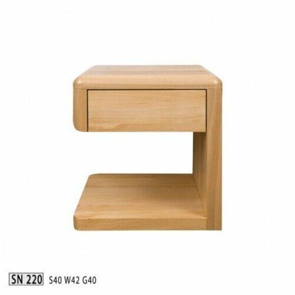 Massive Nachttisch Nachtschrank Kommode Handarbeit Holz Möbel Nachtschränkchen