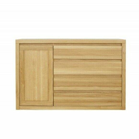 Anrichte Kommode Massivholz Schränke Echtes Holz 140x90cm Kommoden Schrank Eiche
