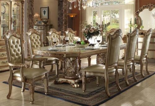 Möbel Tisch 6x Stuhl Sets Esszimmer Garnitur Holz Komplett Barock Rokoko Gruppe